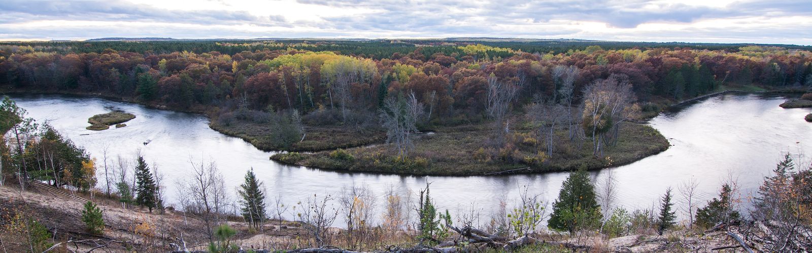Randonnée dans l'État de Central Michigan