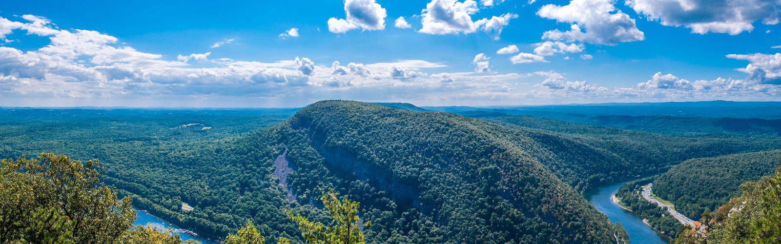 Hiking in Delaware - natural landscape  sky outdoor mountain nature cloud landscape water hill overlooking reef hillside clouds land lush highland