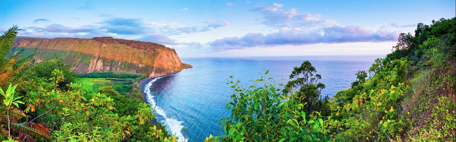 Hiking in Hawaii - natural landscape  water sky outdoor nature beach landscape cloud lake ocean river mountain plant sea shore overlooking surrounded island hillside land