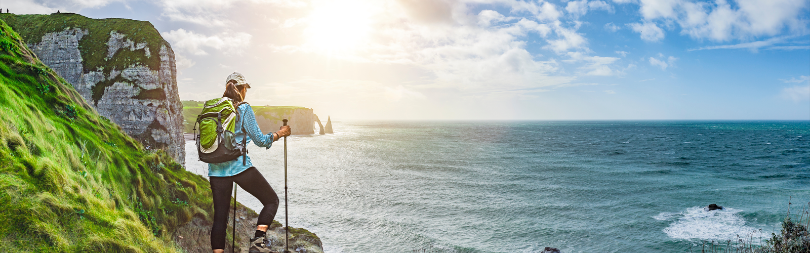 Hiking in Normandie - natural landscape