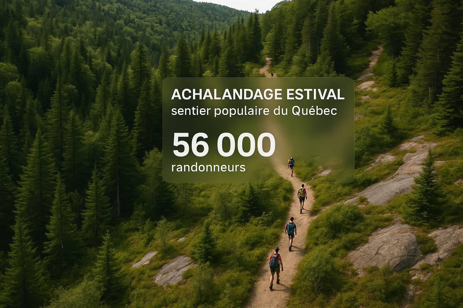 summer 2026 Quebec trails report statistics hikers