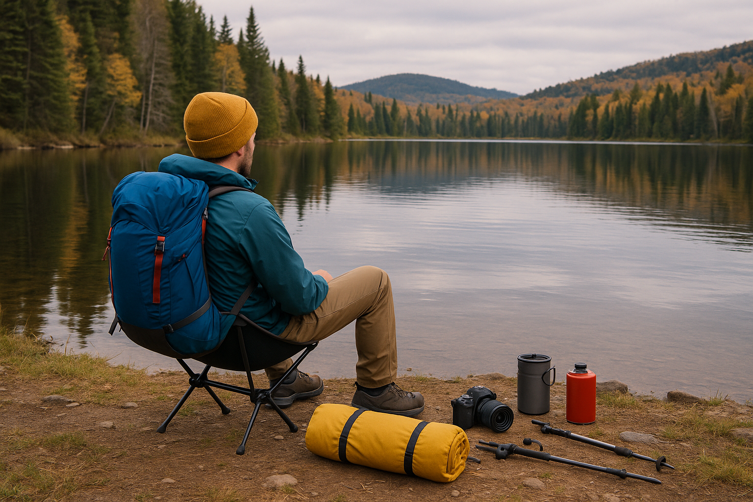 slow hiking folding chair Quebec lake equipment 2026