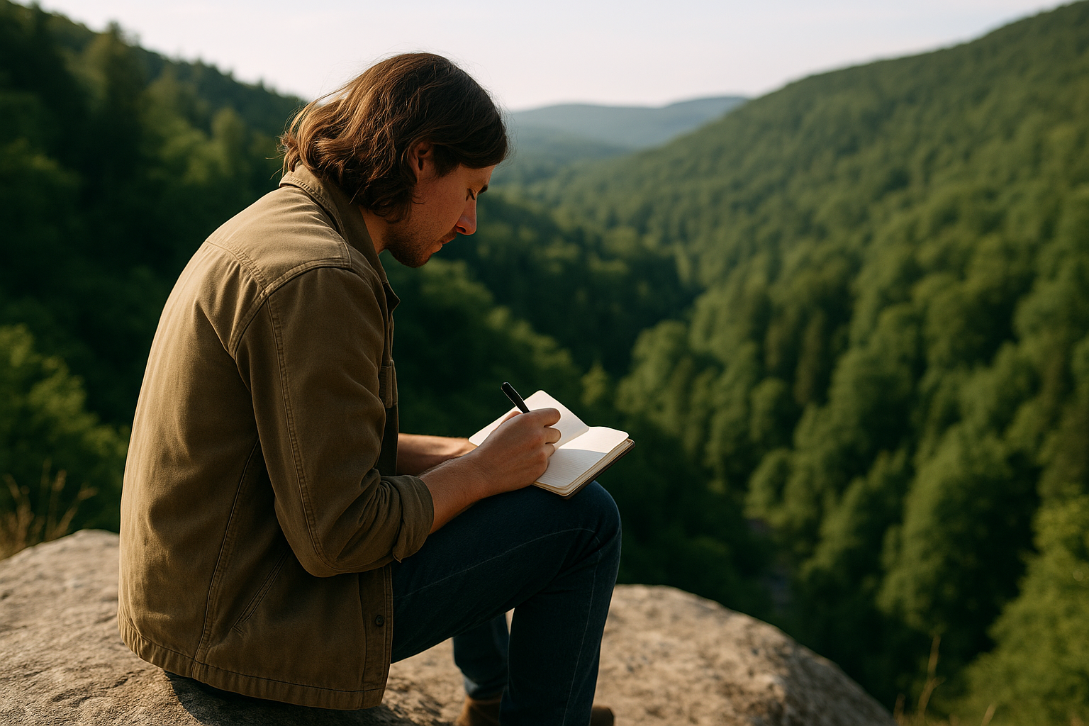 journal randonnée écriture nature motivation