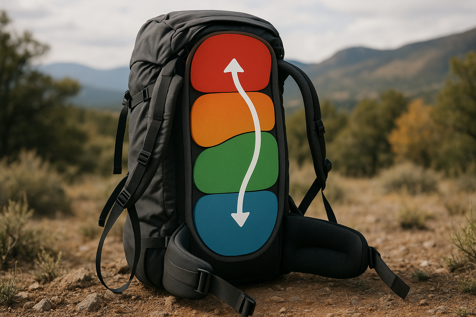 backpack weight distribution organization zones