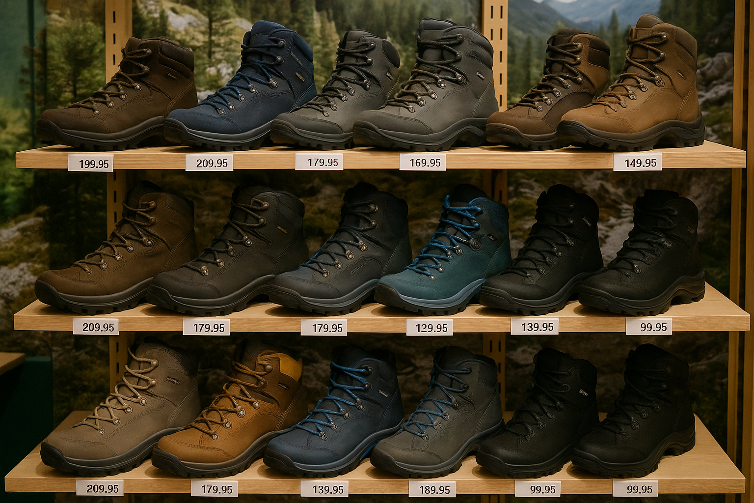 marques chaussures randonnée magasin prix