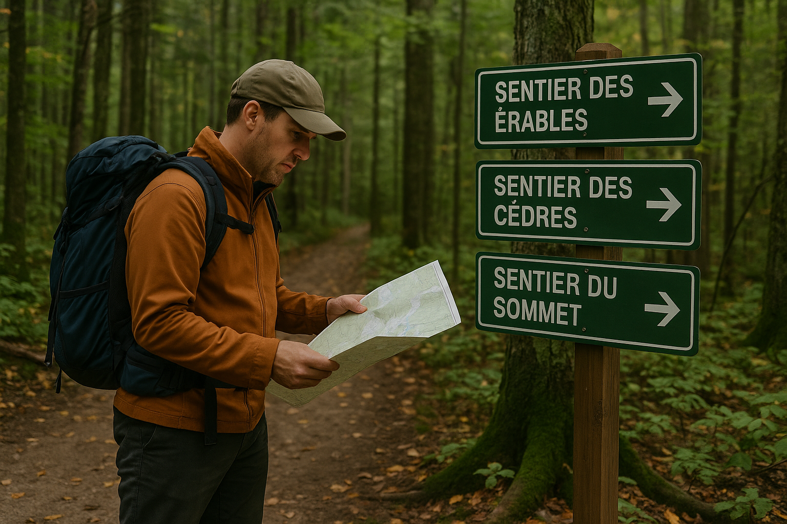 how to choose hiking trail map