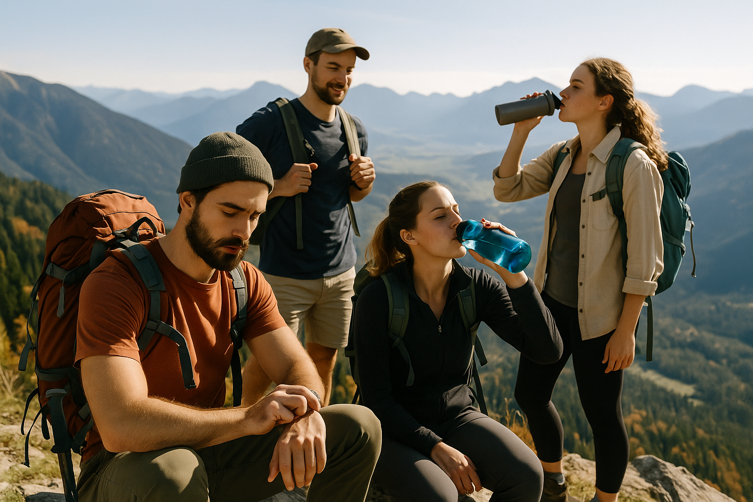 hiking break time calculation mountain