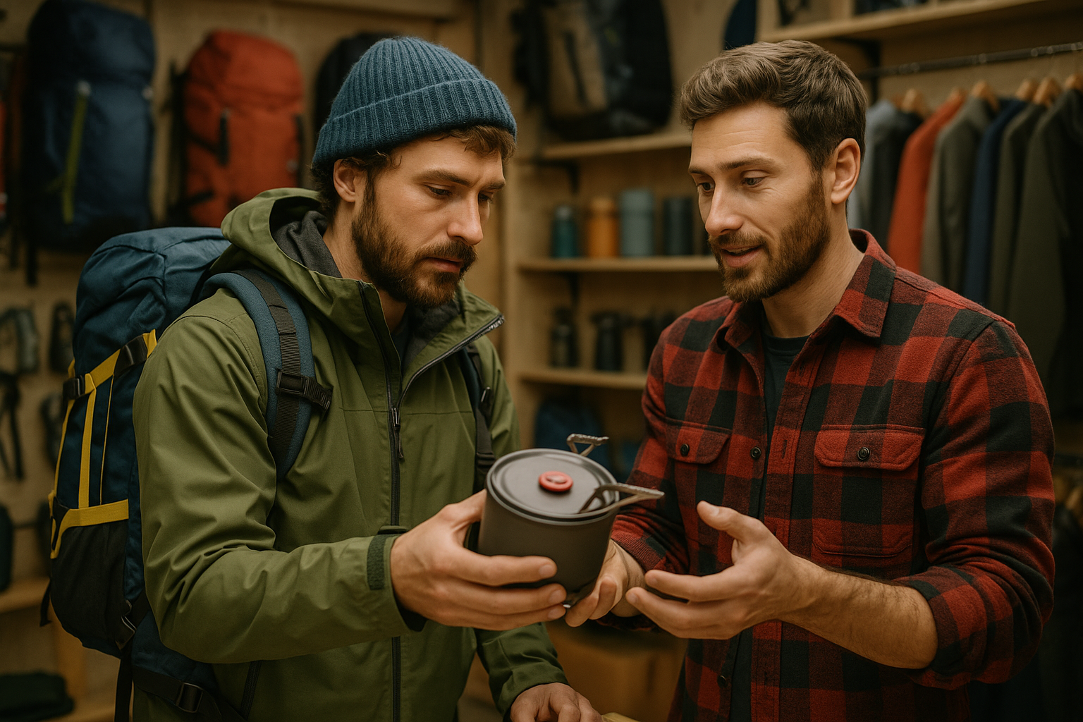 buying hiking equipment specialized store expert advice