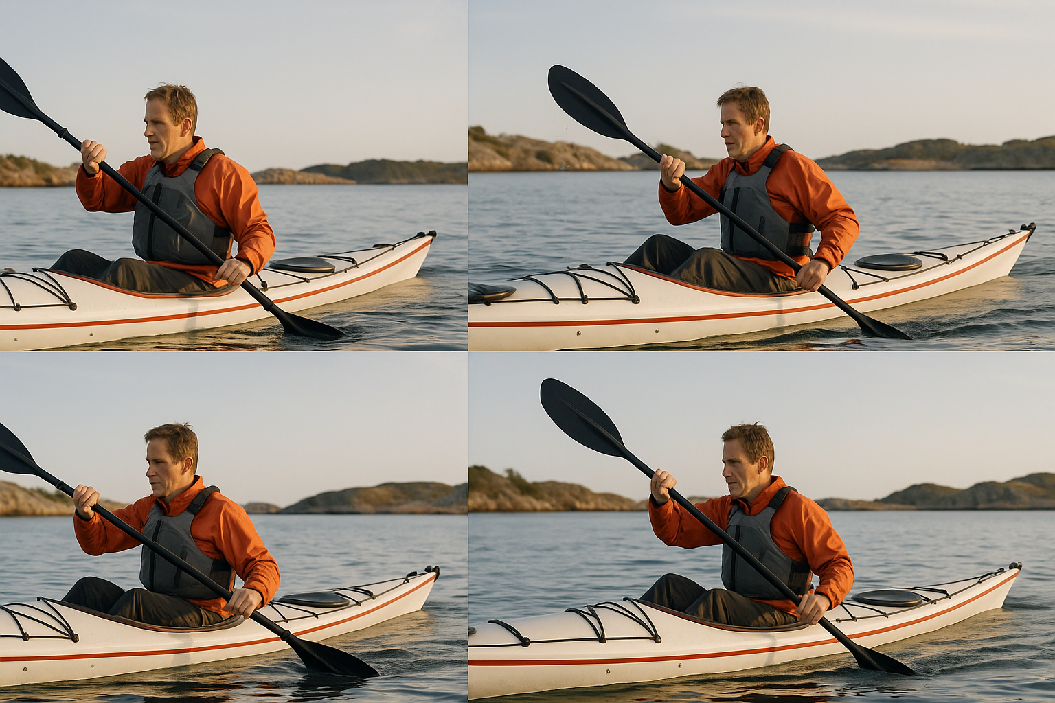 sea kayaking paddling technique sequence movement