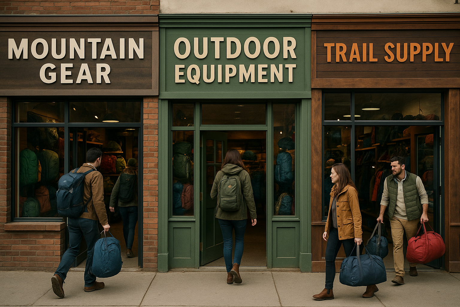 outdoor gear stores Decathlon MEC Altitude Sports