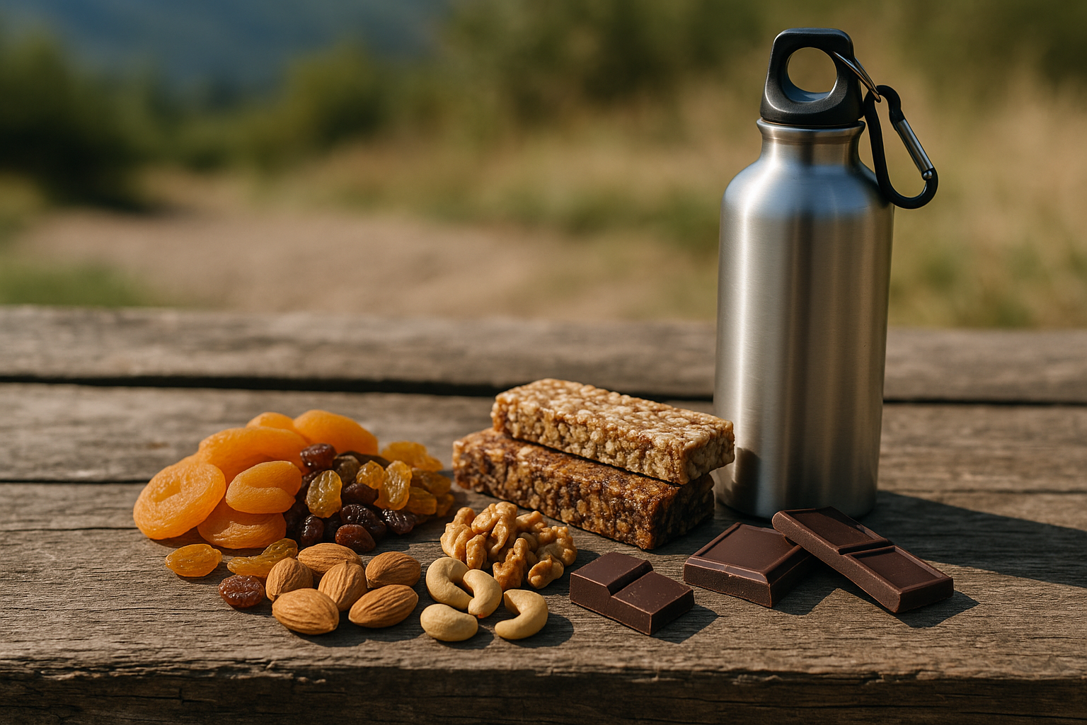 hiking snacks energy food trail