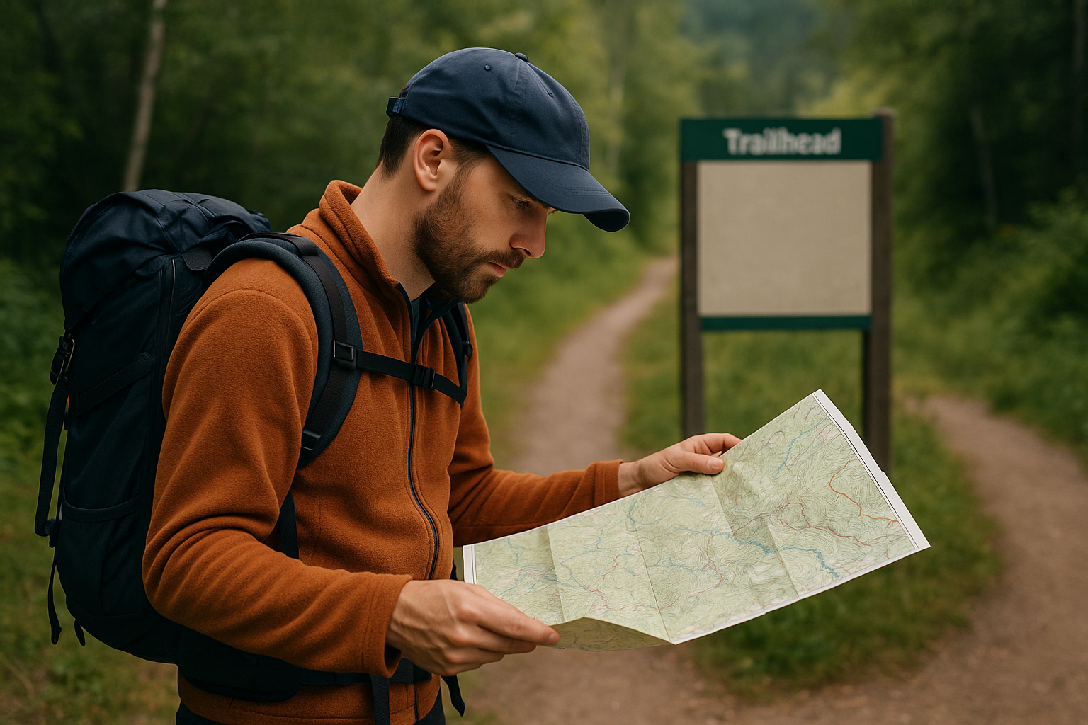 evaluating hiking trail difficulty topographic map