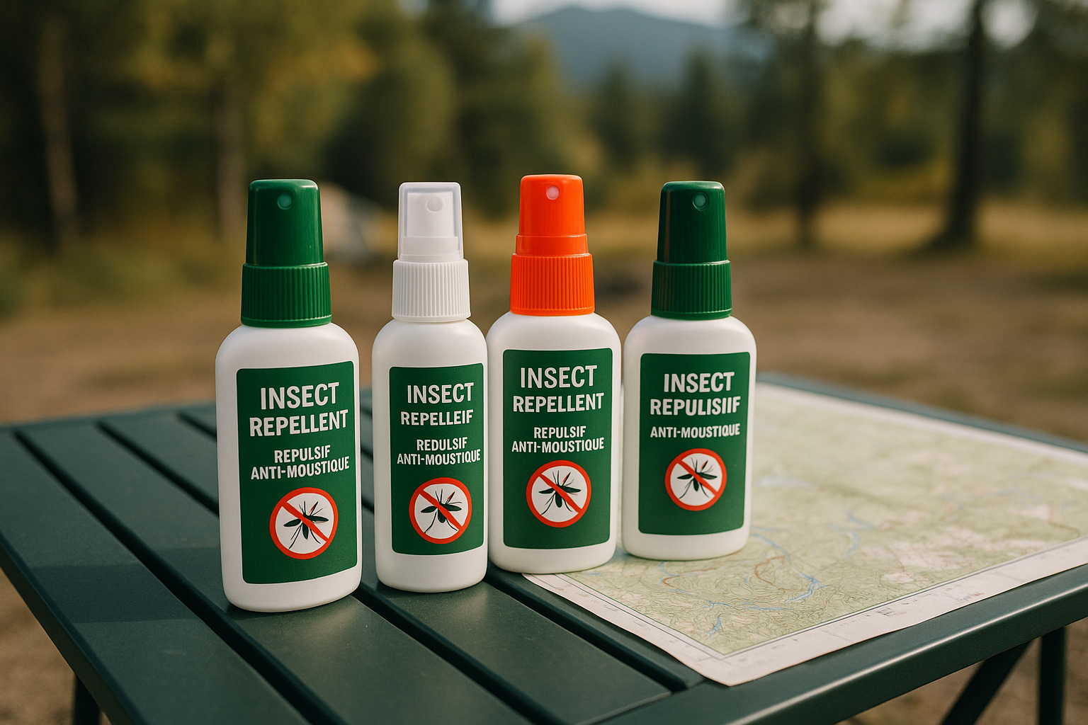 mosquito repellent bottles camping outdoor equipment