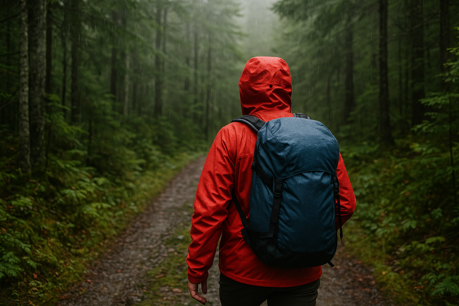 best hiking rain jacket rain forest Quebec