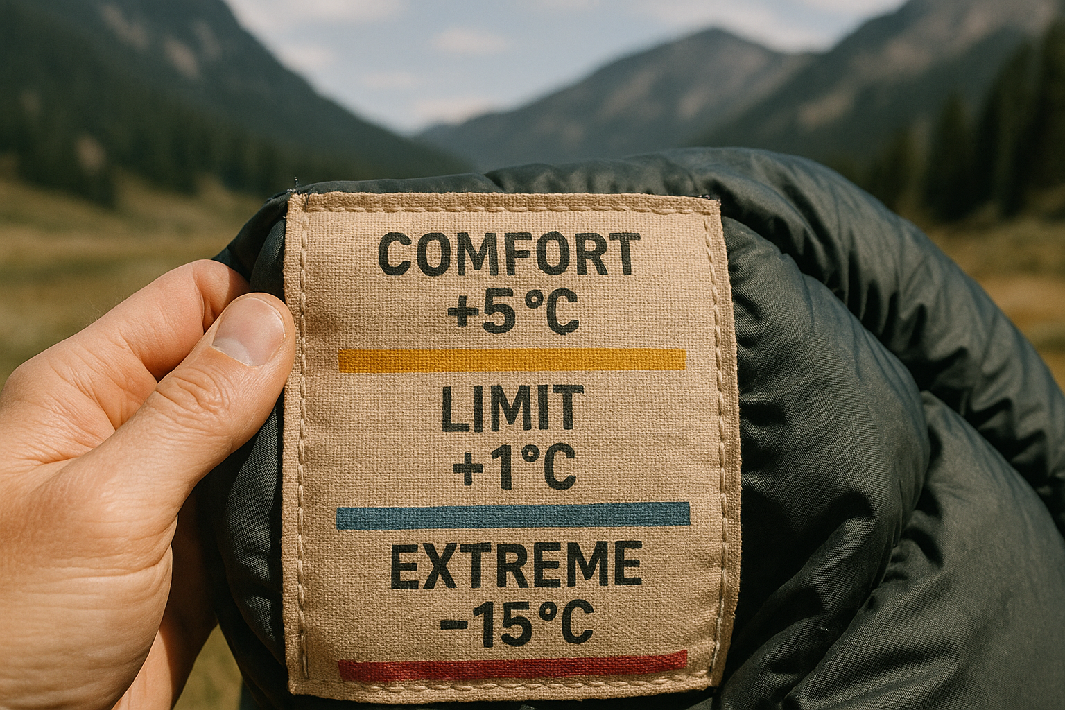 sleeping bag temperature label buying guide