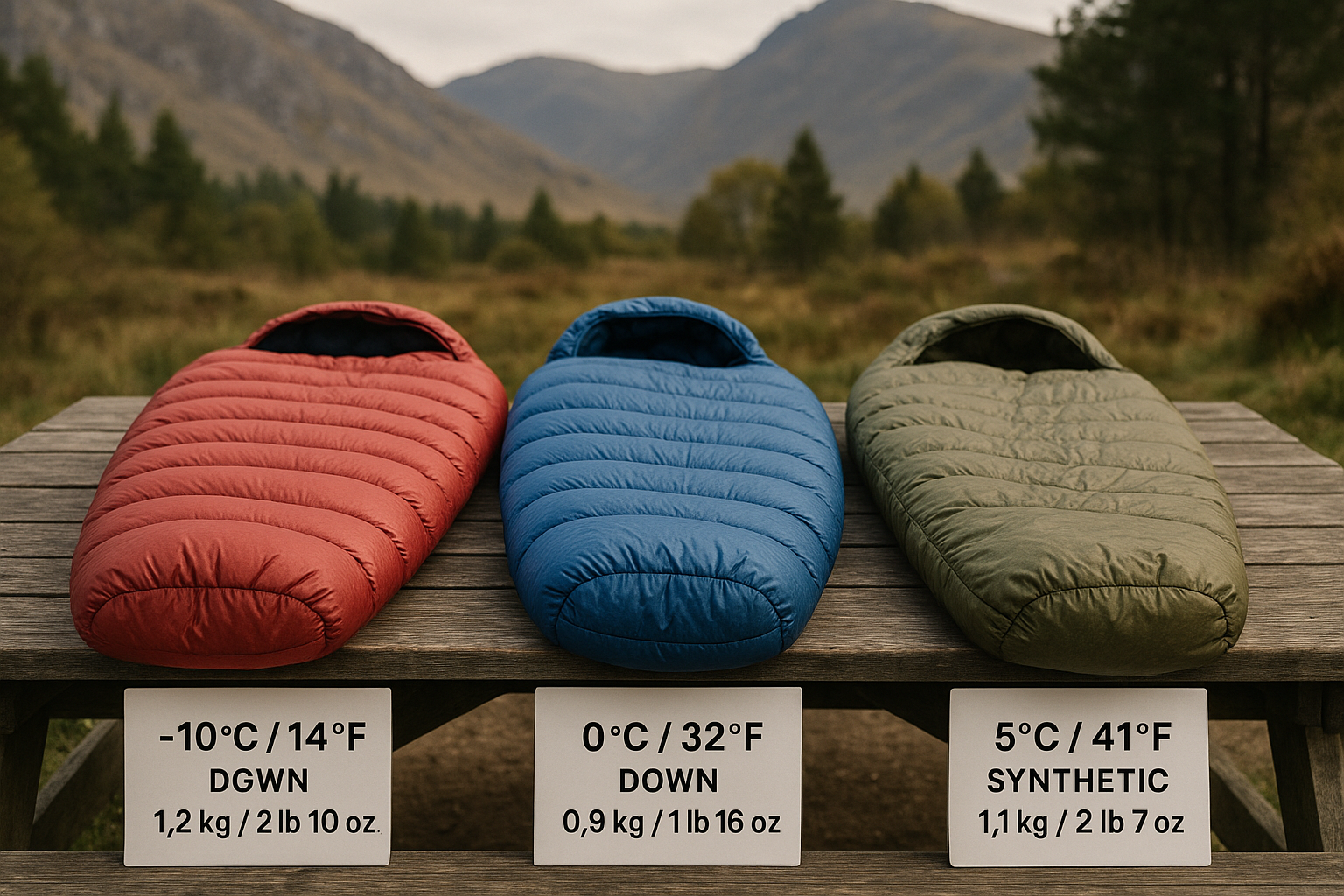 comparison best 3-season sleeping bags 2026