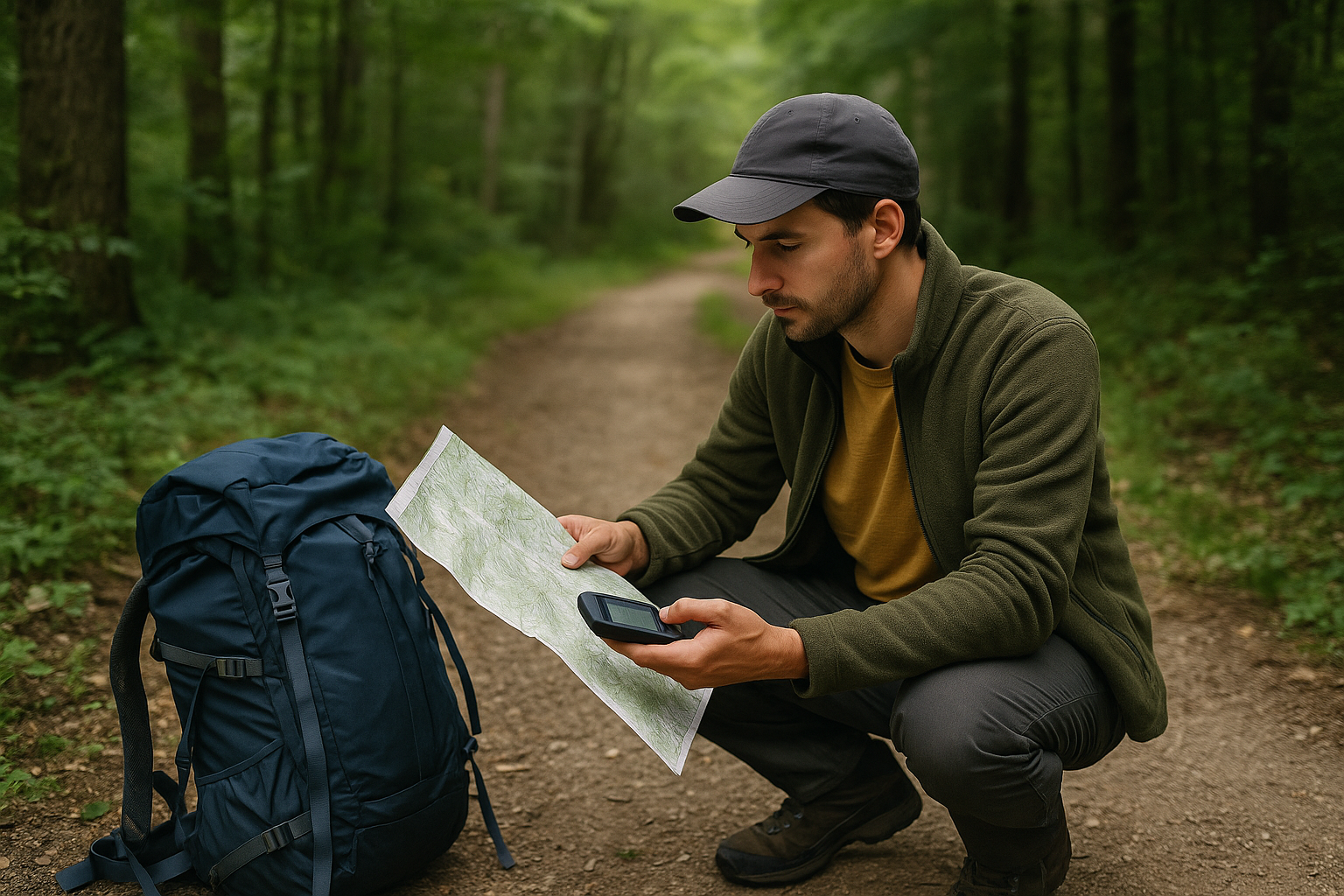 route planning hiking map GPS trail
