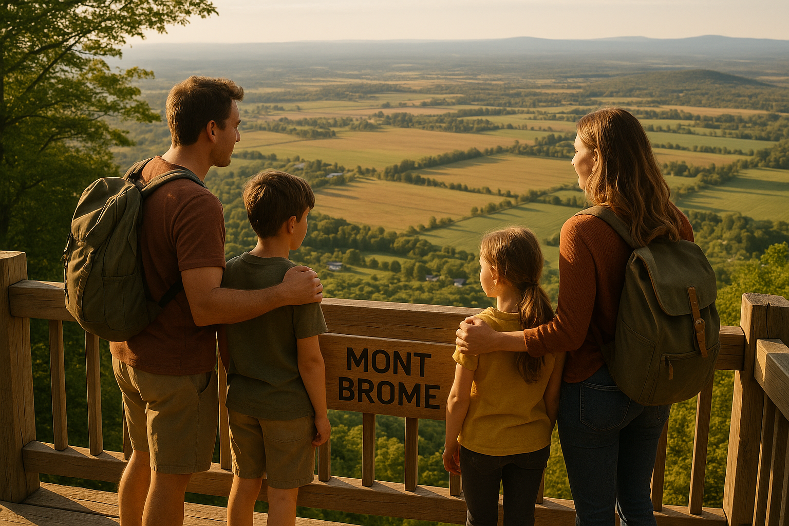 Mont Brome family belvedere Bromont valley