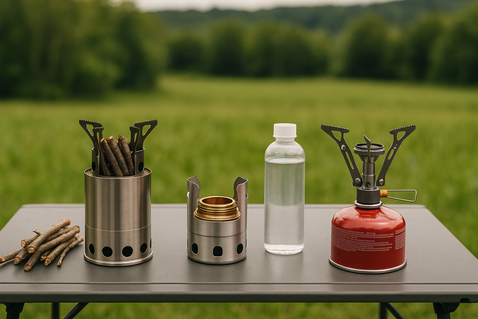 comparison gas alcohol gasoline camping stoves