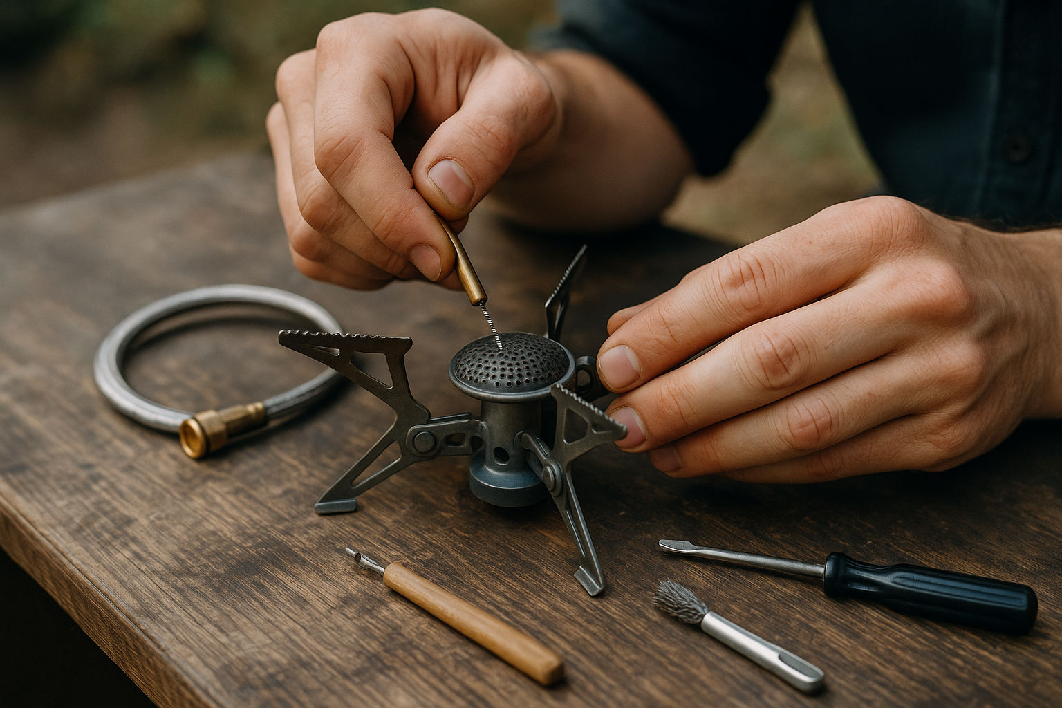 camping stove maintenance cleaning care