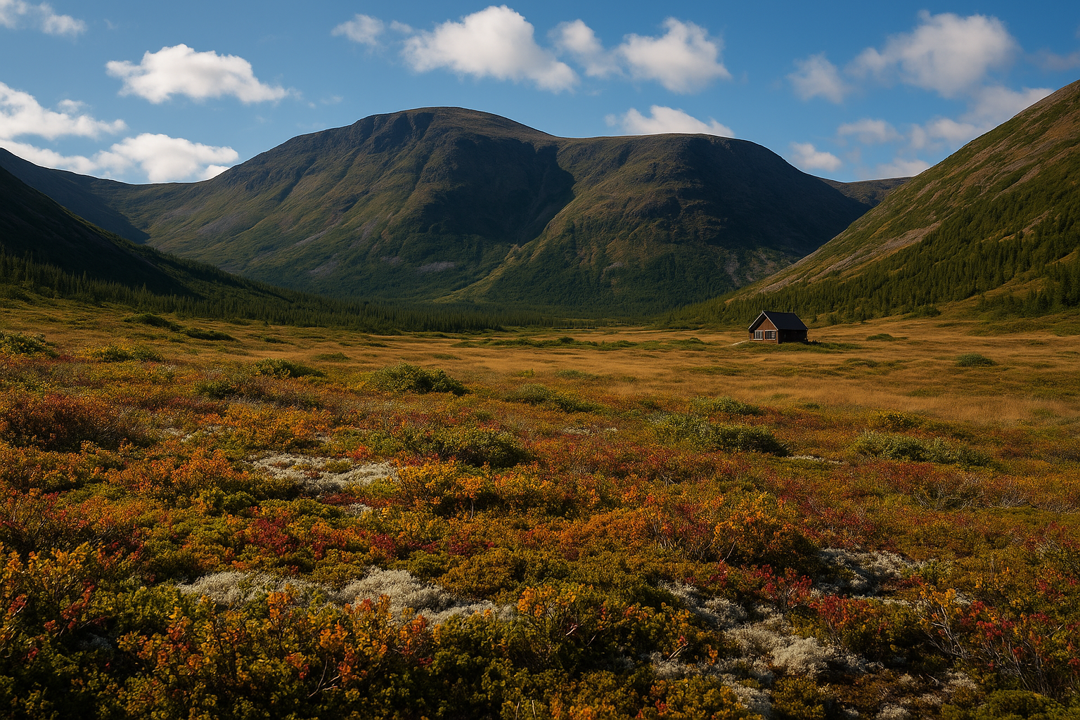 alpine plateau Mont-Albert refuge Gaspésie tundra