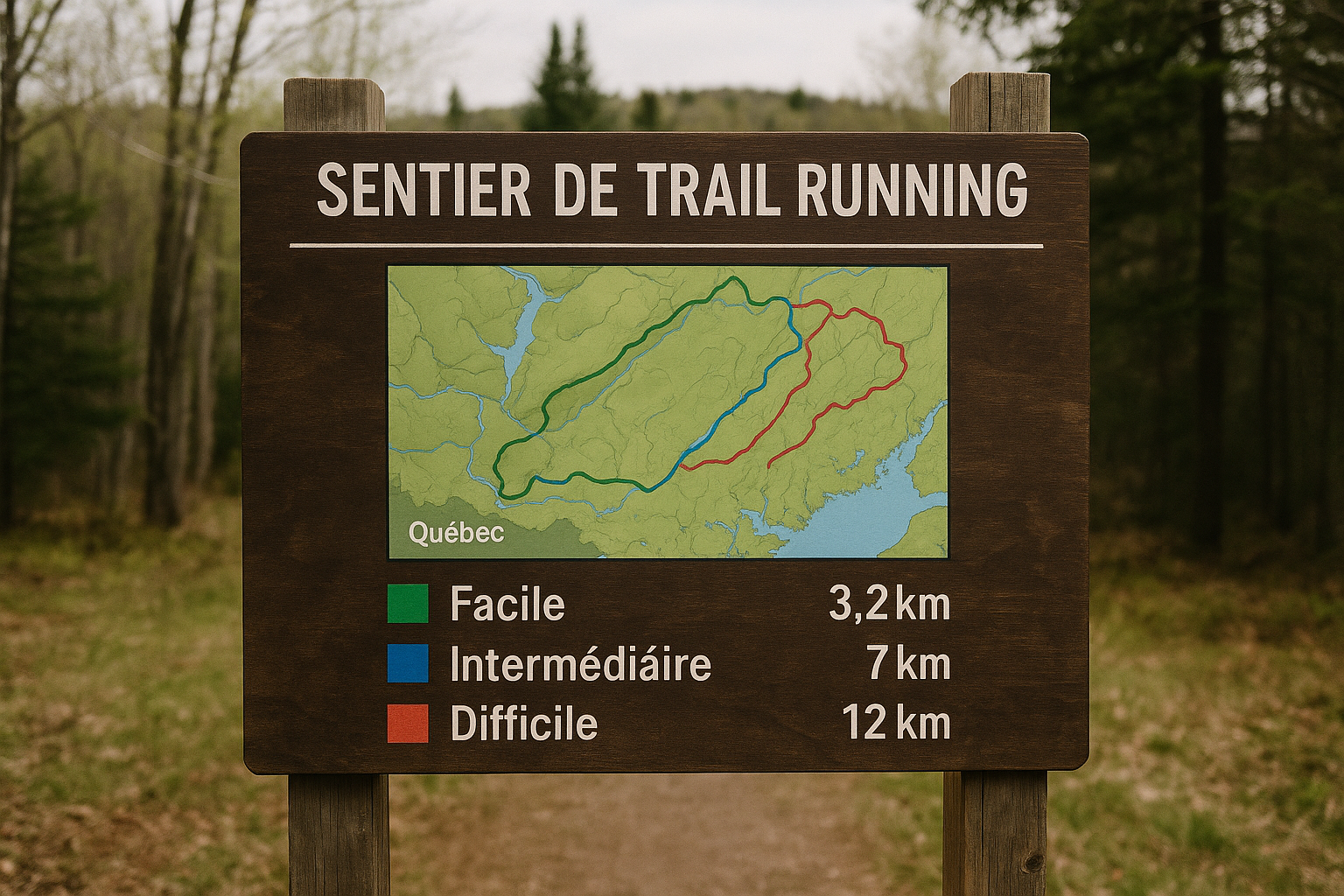 trail running trail map difficulty beginner