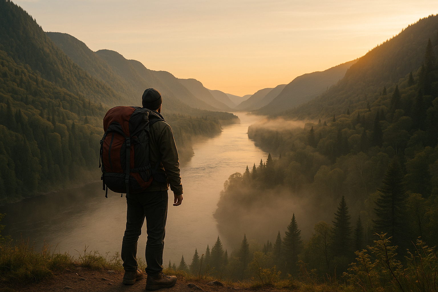 jacques-cartier park traverse sunrise valley