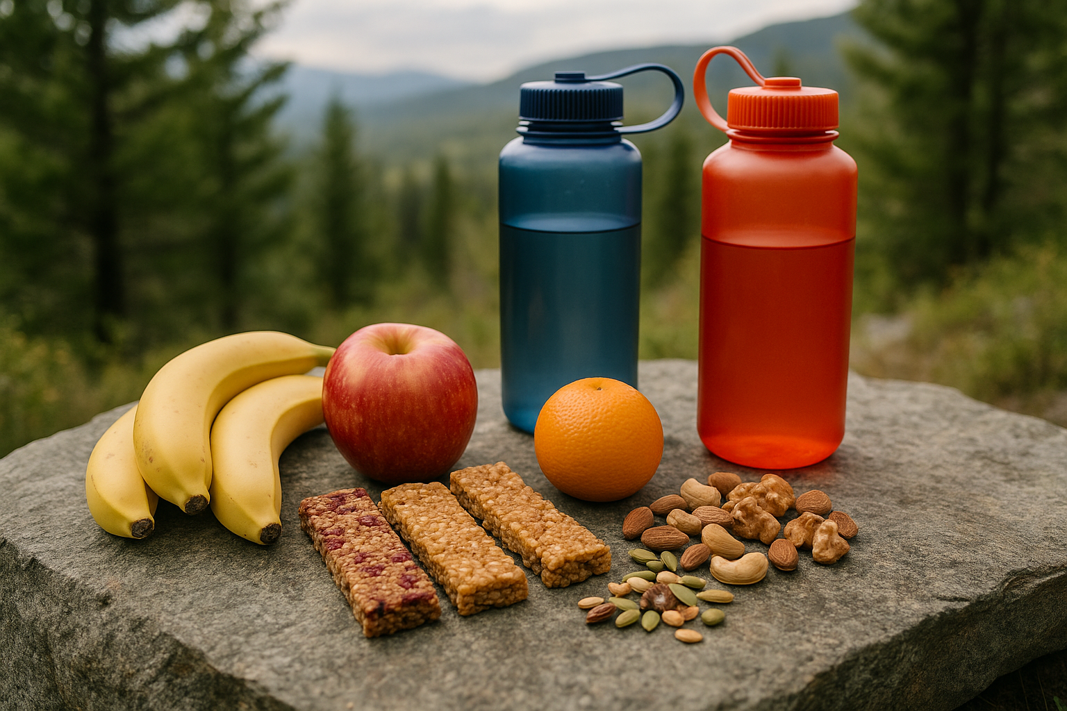 collations randonnée enfants fruits barres tendres