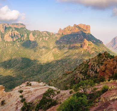 Texas  mountain valley canyon nature sky outdoor rock landscape cloud rocky background hill hillside highland fell