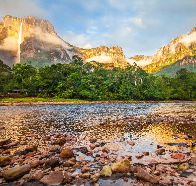 Venezuala  nature outdoor landscape cloud sky mountain tree plant