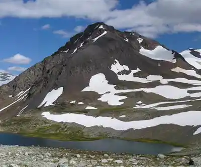 Sentier de randonnée Russet Lake - paysage naturel