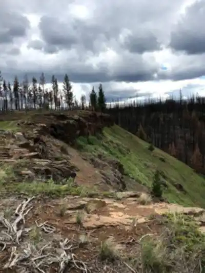Hiking view of Crater Lake