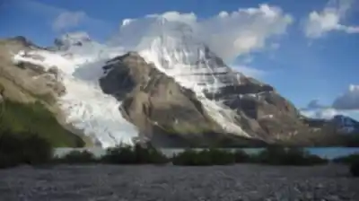Hiking view of Mount Robson