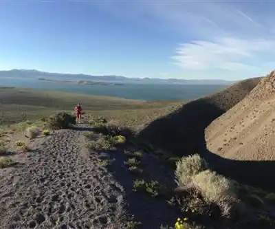 Panum Crater hiking trail - natural landscape