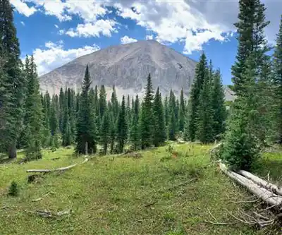 Mount Peale hiking trail - natural landscape