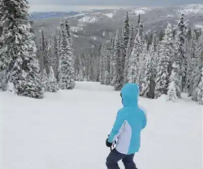 Hiking view of Brundage Mountain Resort