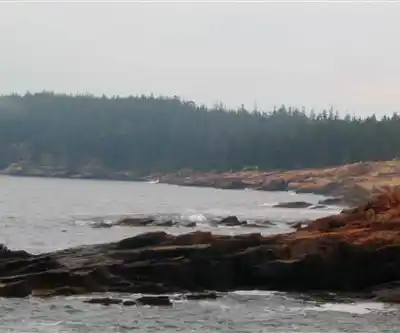 Schoodic Mountain hiking trail - natural landscape