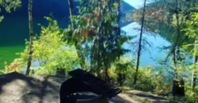 Vue en randonnée de Echo Lake