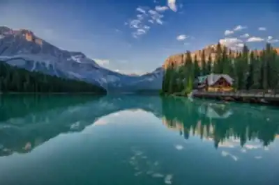 Sentier de randonnée Emerald Lake - paysage naturel