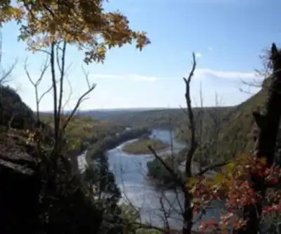 Sentier de randonnée Delaware River - paysage naturel