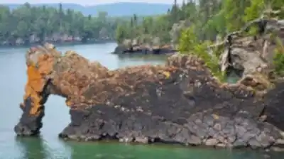 Vue en randonnée de Sleeping Giant Provincial Park