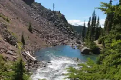 Hiking view of Garibaldi Lake