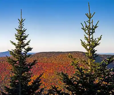 West Mountain hiking trail - natural landscape