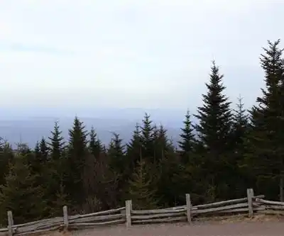Sentier de randonnée Mount Mitchell - paysage naturel