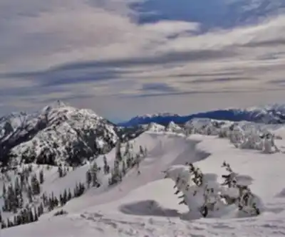Hiking view of Hurricane Ridge