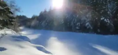 Hiking view of Brohm Lake