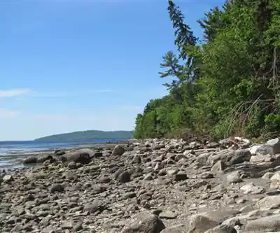 Sentier de randonnée Moose Point State Park - paysage naturel