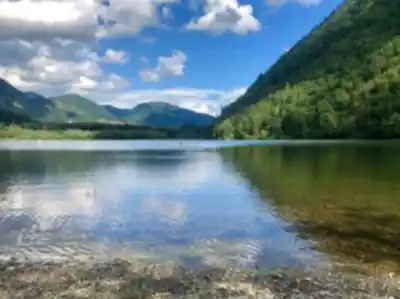 Hicks Lake hiking trail - natural landscape