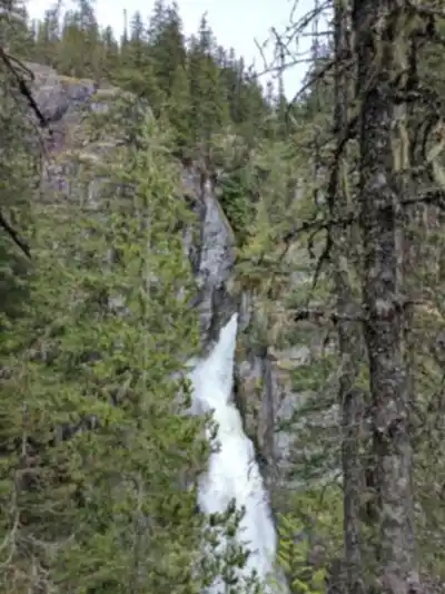 High Falls Creek (Trailhead) hiking trail - natural landscape