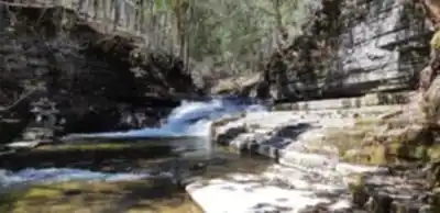 Chutes Jean Larose hiking trail - natural landscape
